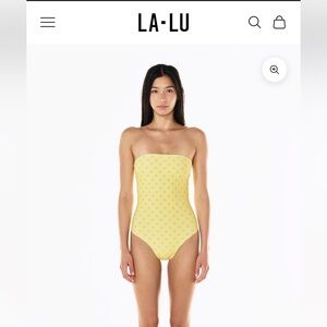 LA-LU Elle One Piece Lemonade Polka